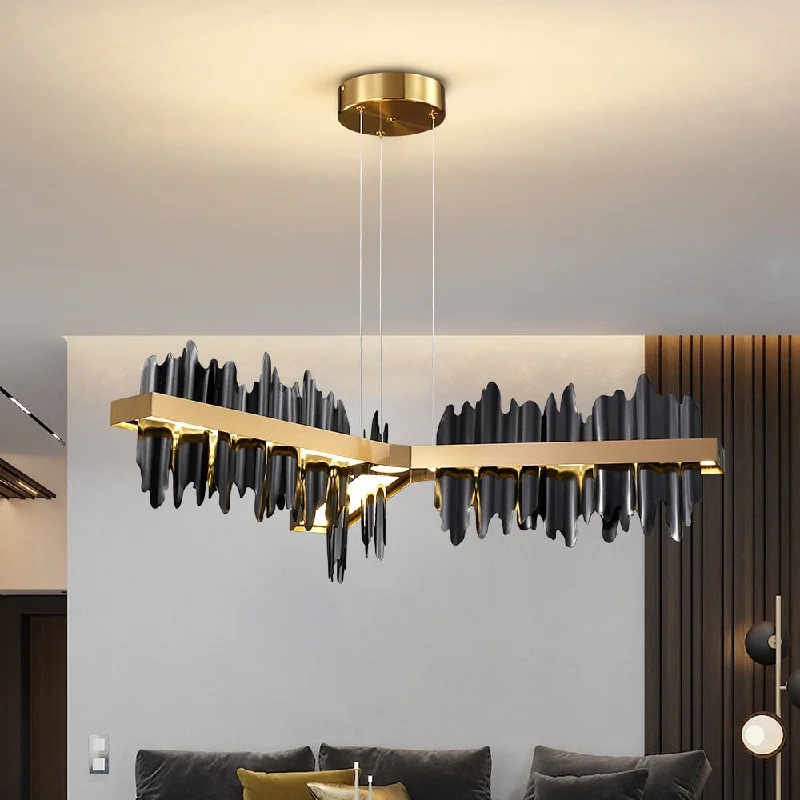 Chandeliers for Dining Rooms to Set the Mood for MealsChandeliers for Dining Rooms to Set the Mood for MealsModern Back Gold Iceberg Design LED Chandelier for Living Room, Dining Room or Kitchen Island Chandeliers for Dining Rooms to Set the Mood for MealsChandeliers for Dining Rooms to Set the Mood for MealsModern Back Gold Iceberg Design LED Chandelier for Living Room, Dining Room or Kitchen Island