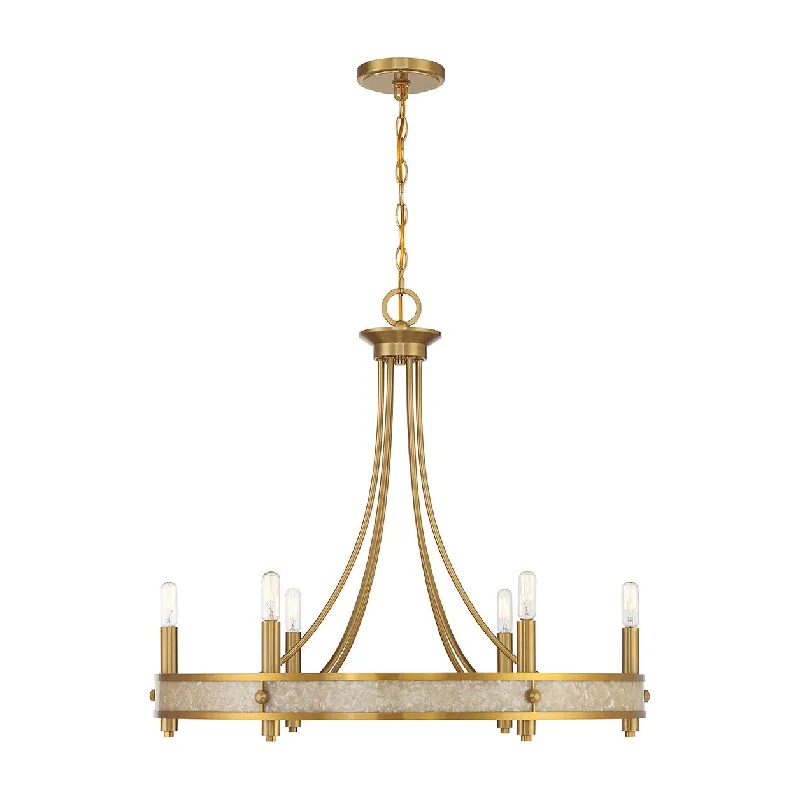 Chandeliers with Metal Frames in Silver FinishChandeliers with Metal Frames in Silver FinishCamden 6-Light Chandelier