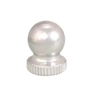 Mid - Century Modern Chandeliers for Vintage AppealMid - Century Modern Chandeliers for Vintage AppealSmall Nickel Plated Knob Finial 1 4-27F Mid - Century Modern Chandeliers for Vintage AppealMid - Century Modern Chandeliers for Vintage AppealSmall Nickel Plated Knob Finial 1 4-27F