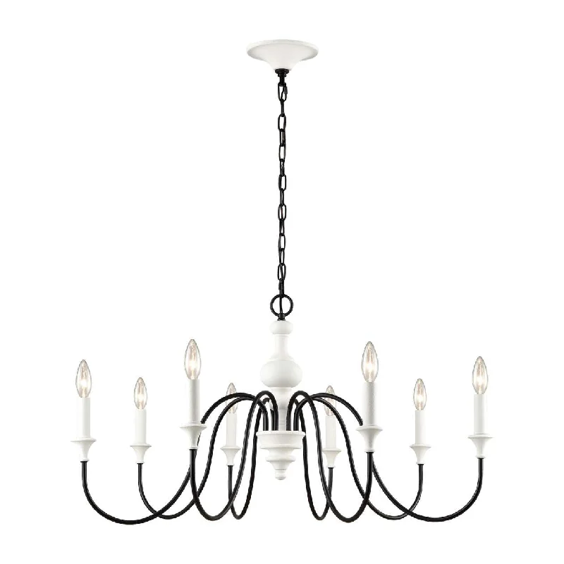 Bohemian - Style Beaded Chandeliers for Eclectic DecorBohemian - Style Beaded Chandeliers for Eclectic DecorVal de Loire 8-Light chandelier in White Coral / Black ELK Lighting Bohemian - Style Beaded Chandeliers for Eclectic DecorBohemian - Style Beaded Chandeliers for Eclectic DecorVal de Loire 8-Light chandelier in White Coral / Black ELK Lighting