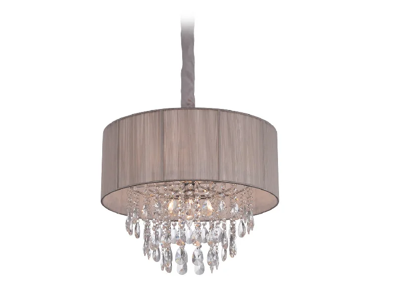 Crystal Ceiling Lights with High - Quality Swarovski CrystalsCrystal Ceiling Lights with High - Quality Swarovski CrystalsAvenue Vineland Ave. HF1506-TP Pendant Light - Taupe Silk String Crystal Ceiling Lights with High - Quality Swarovski CrystalsCrystal Ceiling Lights with High - Quality Swarovski CrystalsAvenue Vineland Ave. HF1506-TP Pendant Light - Taupe Silk String