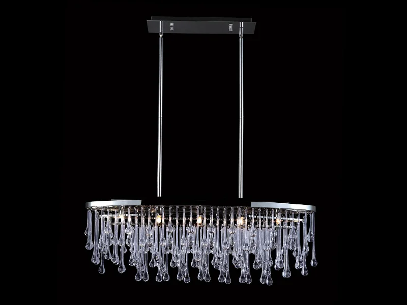 Glass Ceiling Lights with Frosted, Colored, or Etched GlassGlass Ceiling Lights with Frosted, Colored, or Etched GlassAvenue Hollywood Blvd. HF1806-PN Pendant Light - Polish Nickel / Clear Glass Tear Drops Glass Ceiling Lights with Frosted, Colored, or Etched GlassGlass Ceiling Lights with Frosted, Colored, or Etched GlassAvenue Hollywood Blvd. HF1806-PN Pendant Light - Polish Nickel / Clear Glass Tear Drops