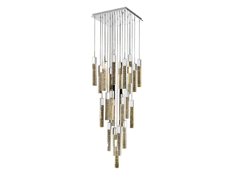 Contemporary Ceiling Lights with Unique, Abstract ShapesContemporary Ceiling Lights with Unique, Abstract ShapesAvenue The Original Glacier Avenue HF1904-25-GL-CH Pendant Light - Chrome Contemporary Ceiling Lights with Unique, Abstract ShapesContemporary Ceiling Lights with Unique, Abstract ShapesAvenue The Original Glacier Avenue HF1904-25-GL-CH Pendant Light - Chrome