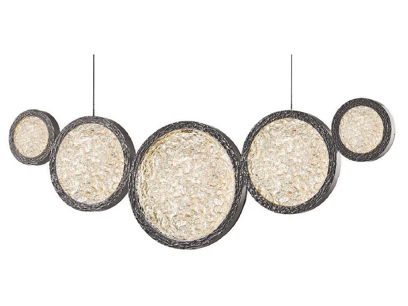 African - Inspired Ceiling Lights with Tribal Patterns and Natural MaterialsAfrican - Inspired Ceiling Lights with Tribal Patterns and Natural MaterialsAvenue Bottega HF5010-PN Pendant Light - Polished Nickel