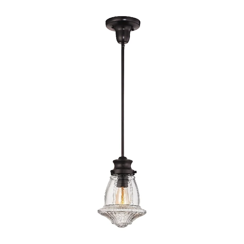 Crystal Ceiling Lights with High - Quality Swarovski CrystalsCrystal Ceiling Lights with High - Quality Swarovski CrystalsELK 69139 Schoolhouse 1-lt Pendant