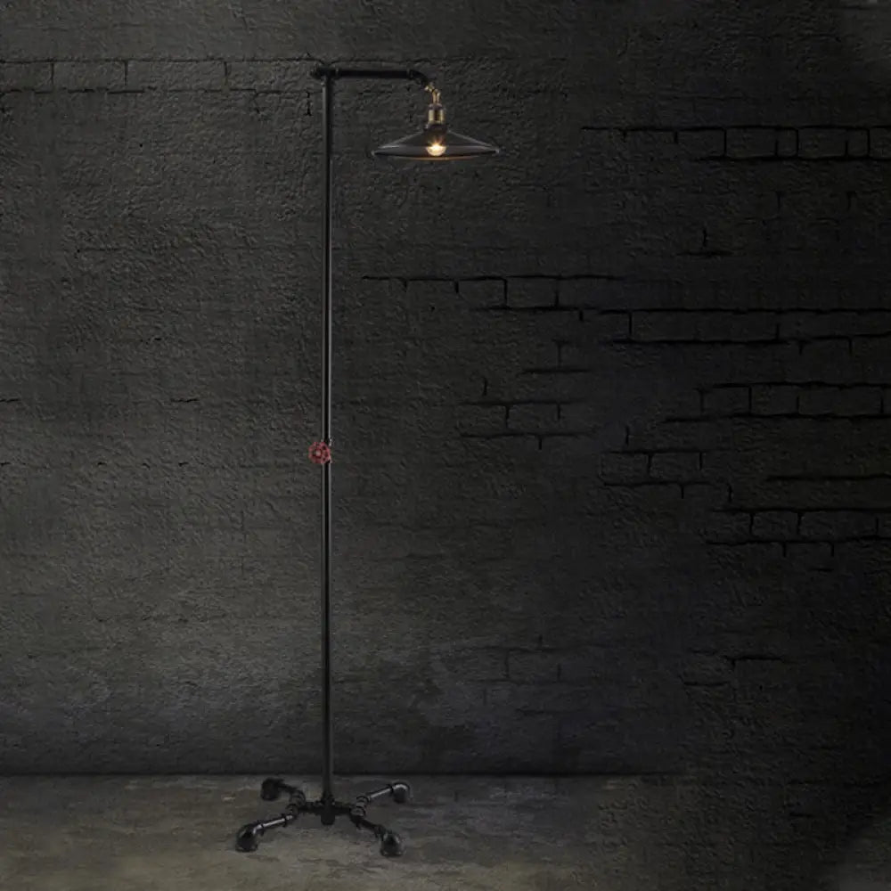 industrial style table lamps with exposed bulbs for loft apartmentsindustrial style table lamps with exposed bulbs for loft apartmentsIndustrial Rustic Brass Metal Floor Lamp - Flat Shade, 1 Light, Standing Light for Living Room