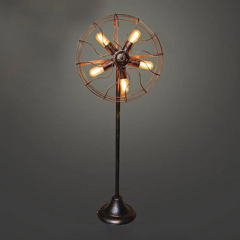 mid century modern table lamps with iconic designs for a stylish studymid century modern table lamps with iconic designs for a stylish studyAntique Bronze 5-Light Fan Design Floor Lamp with Cage Shade - Rustic Loft Wrought Iron Indoor Lighting