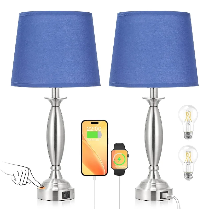 fabric table lamps with a linen shade for a relaxed and breathable lookfabric table lamps with a linen shade for a relaxed and breathable lookBlue Lamps for Bedrooms Set of 2 - Touch Control Bedside Lamp with USB C+A, 3 Way Dimmable Nightstand Lamps with USB Port fabric table lamps with a linen shade for a relaxed and breathable lookfabric table lamps with a linen shade for a relaxed and breathable lookBlue Lamps for Bedrooms Set of 2 - Touch Control Bedside Lamp with USB C+A, 3 Way Dimmable Nightstand Lamps with USB Port