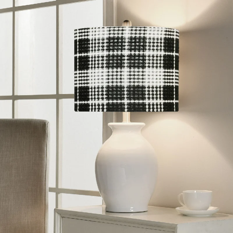 modern minimalist table lamps for contemporary living roomsmodern minimalist table lamps for contemporary living roomsCarbon Loft Dobkin White Ginger Jar Table Lamp with Stitched Plaid Pattern Drum Shade modern minimalist table lamps for contemporary living roomsmodern minimalist table lamps for contemporary living roomsCarbon Loft Dobkin White Ginger Jar Table Lamp with Stitched Plaid Pattern Drum Shade