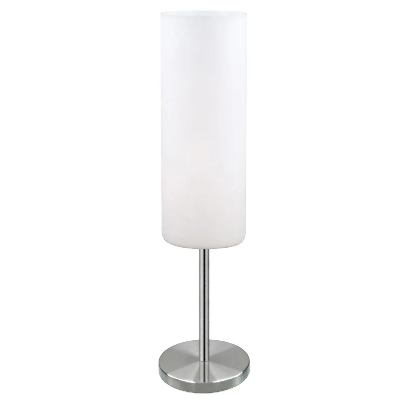 glass table lamps with a frosted surface for soft light diffusionglass table lamps with a frosted surface for soft light diffusionEglo Troy 3 Matte Nickel 1-Light Table Lamp with White Glass glass table lamps with a frosted surface for soft light diffusionglass table lamps with a frosted surface for soft light diffusionEglo Troy 3 Matte Nickel 1-Light Table Lamp with White Glass