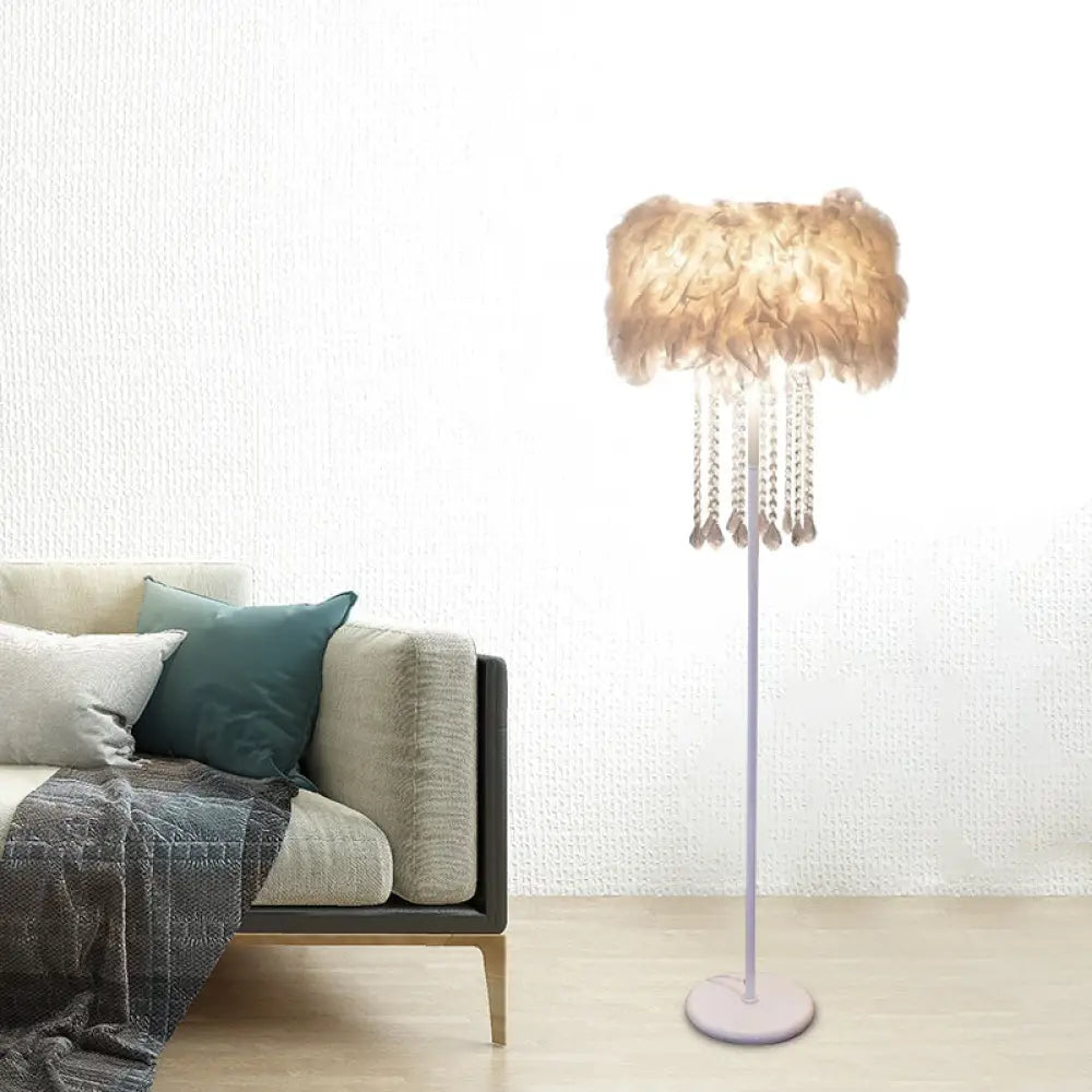 rustic farmhouse table lamps for cozy kitchensrustic farmhouse table lamps for cozy kitchensModernist Feather White Standing Floor Lamp with Crystal Drapes rustic farmhouse table lamps for cozy kitchensrustic farmhouse table lamps for cozy kitchensModernist Feather White Standing Floor Lamp with Crystal Drapes