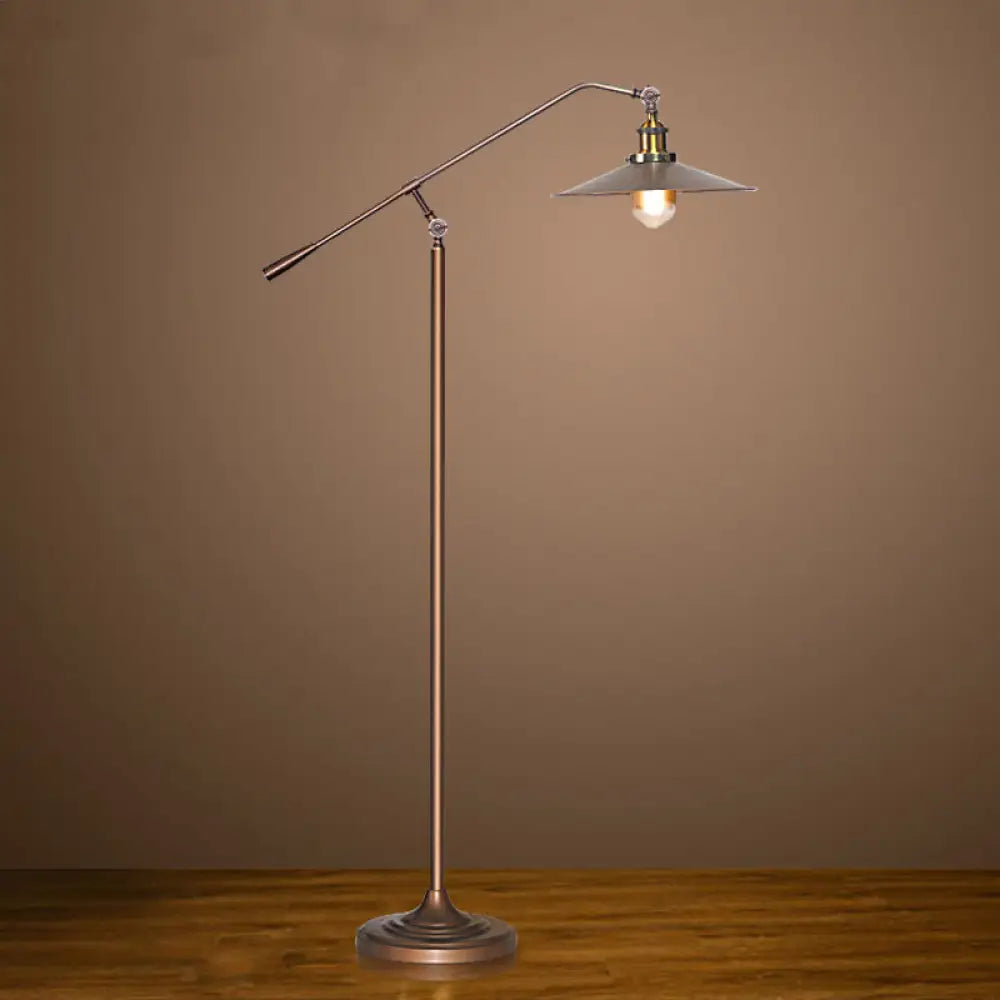 fabric table lamps with a linen shade for a relaxed and breathable lookfabric table lamps with a linen shade for a relaxed and breathable lookAntique Metal Flared Shade Floor Lamp: Stylish 1-Head Living Room Standing Light in Bronze with Adjustable Arm