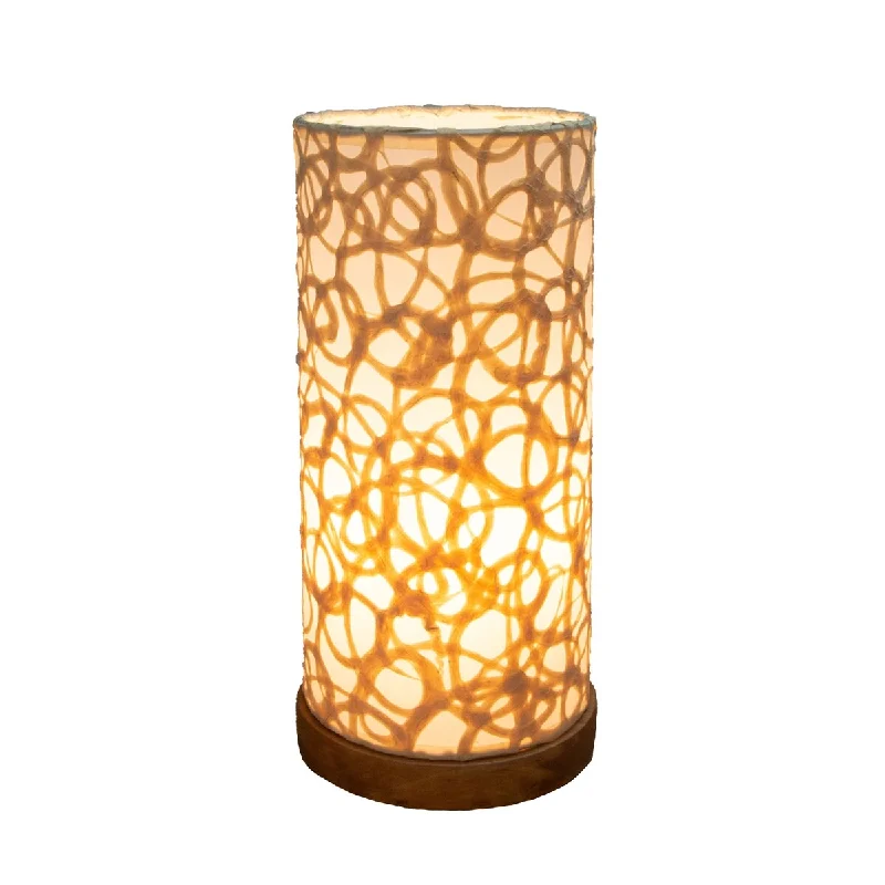 gothic style table lamps with dark finishes for a mysterious lookgothic style table lamps with dark finishes for a mysterious lookHandmade Paper Cylinder Swirl Table Lamp (Philippines) - 6 x 6 x 13