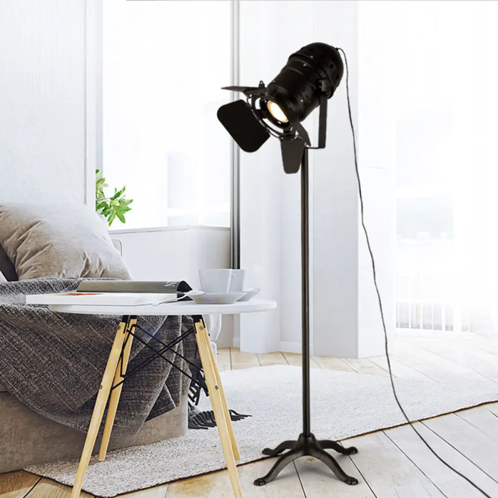 asian inspired table lamps with bamboo accents for a zen atmosphereasian inspired table lamps with bamboo accents for a zen atmosphereIndustrial Loft Mini Spot Floor Lamp in Black with Shade – Studio Lighting Solution, 1 Light, Metallic Floor Standing Design
