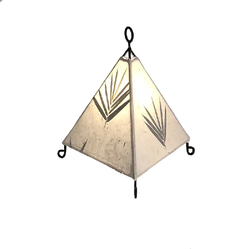 metal table lamps with a matte black finish for a sleek appearancemetal table lamps with a matte black finish for a sleek appearanceMini Paper Pyramid Bamboo