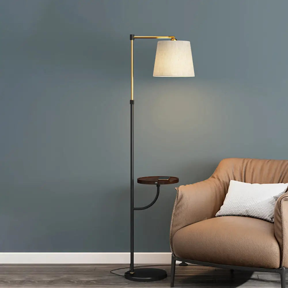 rustic farmhouse table lamps for cozy kitchensrustic farmhouse table lamps for cozy kitchensModern Metal Floor Lamp with Right Angle Arm, Barrel Beige Shade in Black-Gold - 1 Light for Living Room rustic farmhouse table lamps for cozy kitchensrustic farmhouse table lamps for cozy kitchensModern Metal Floor Lamp with Right Angle Arm, Barrel Beige Shade in Black-Gold - 1 Light for Living Room