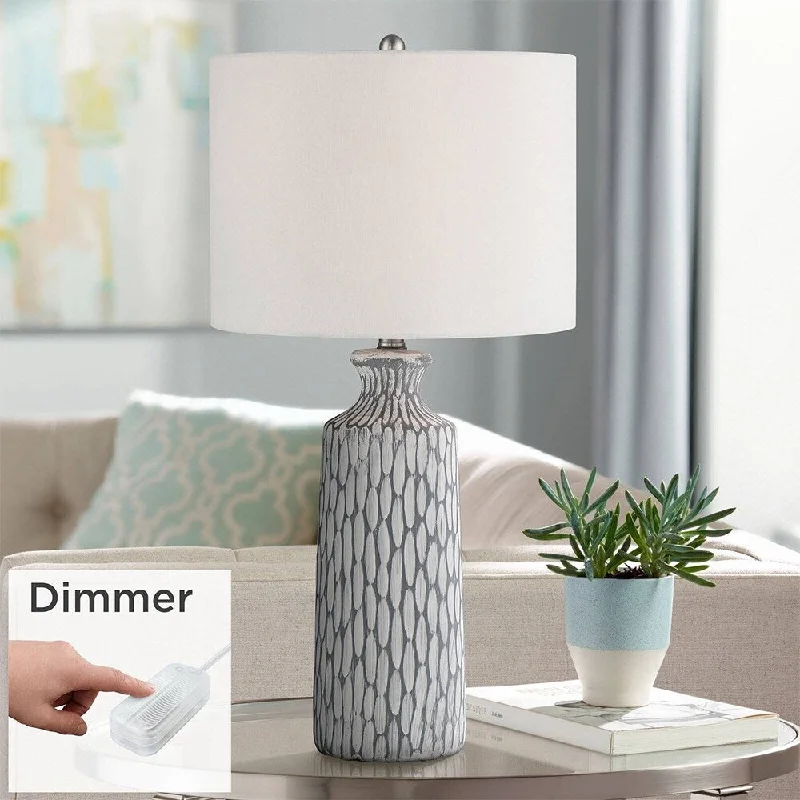 ceramic table lamps with hand painted designs for an artistic touchceramic table lamps with hand painted designs for an artistic touchModern Table Lamp with Dimmer 26 1/4" High White-Washed Gray Ceramic - 14" x 26" ceramic table lamps with hand painted designs for an artistic touchceramic table lamps with hand painted designs for an artistic touchModern Table Lamp with Dimmer 26 1/4" High White-Washed Gray Ceramic - 14" x 26"