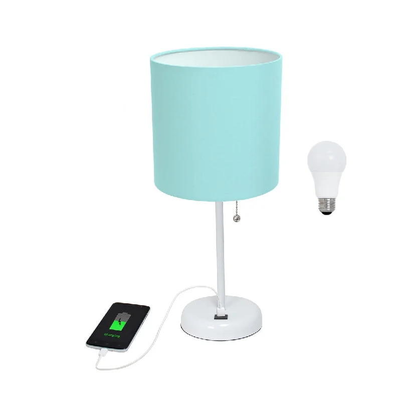 White/Aqua Shade