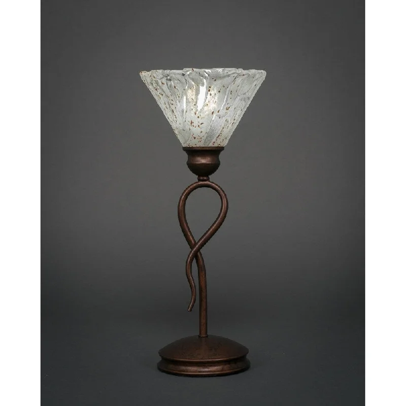 coastal style table lamps with nautical elements for beach housescoastal style table lamps with nautical elements for beach housesToltec Leaf 1 Light Accent Lamp Shown In Bronze Finish With 7" Italian Ice Glass Shade